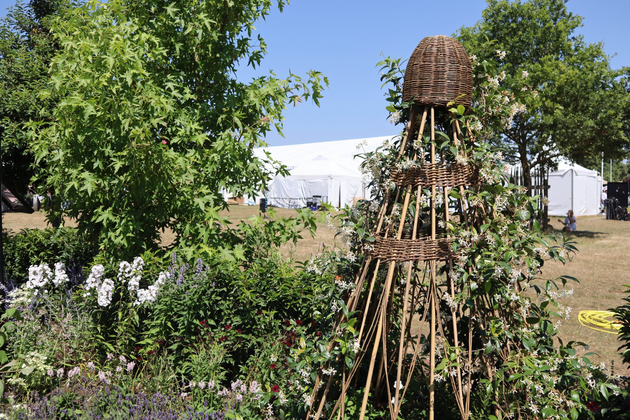 Scented wigwam in the Perfume Pavilions at the RHS Badminton Show 2026