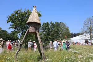 Bee Kind beehive at the RHS Badminton Flower Show 2026 Bee Kind beehive at the RHS Badminton Flower Show 2026