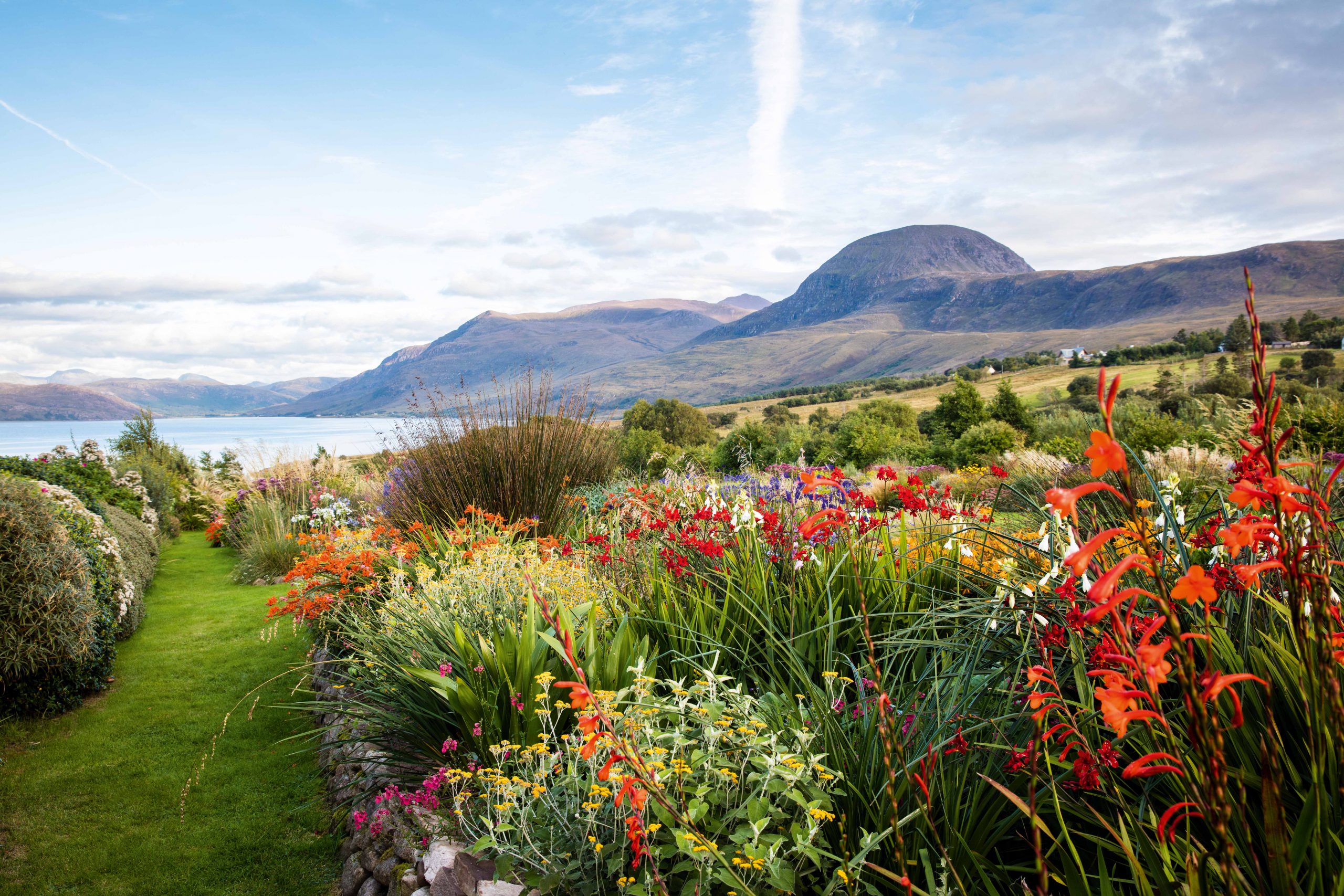 Durnamuck garden in Scotland