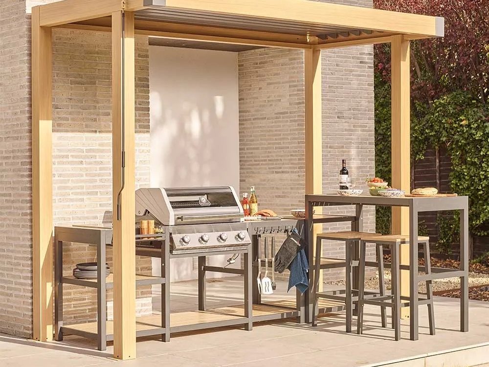 Atkin & Thyme Savannah BBQ pergola
