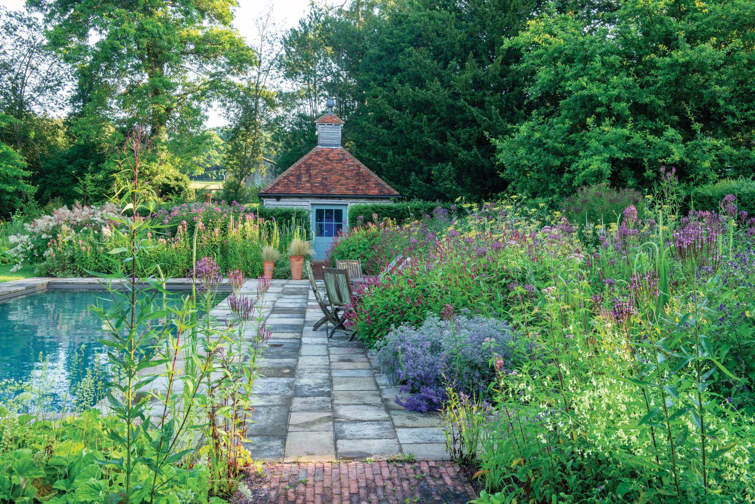 Garden and outdoor pool