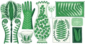 Illustration of houseplants Illustration of houseplants