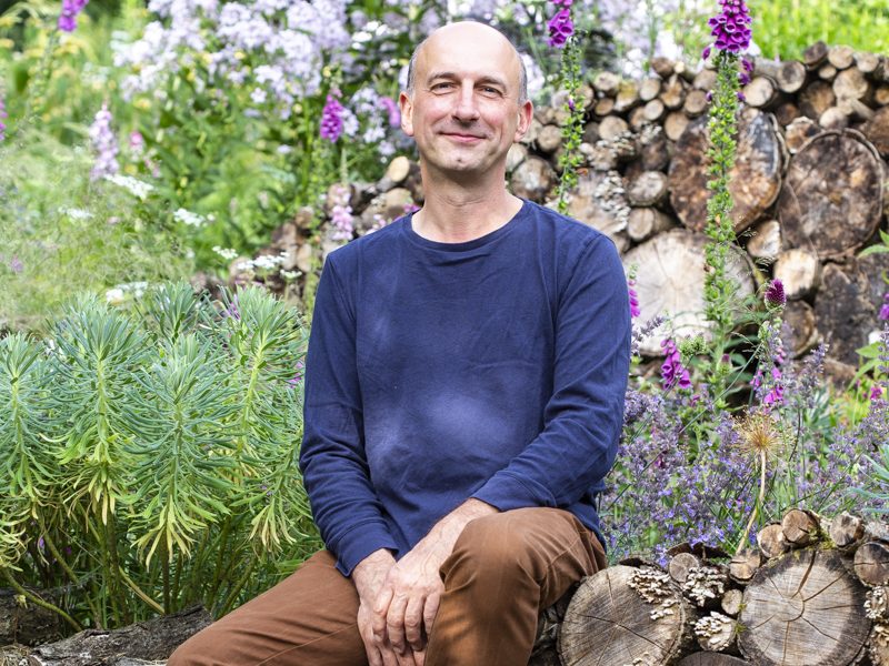 Nigel Dunnett in his garden in Sheffield