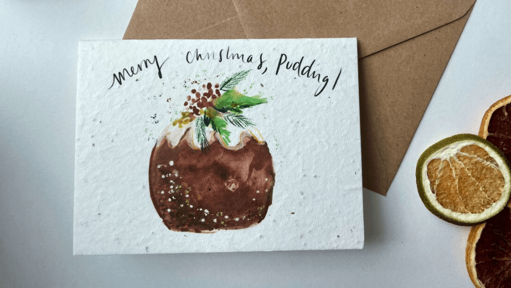 Plantable Christmas card