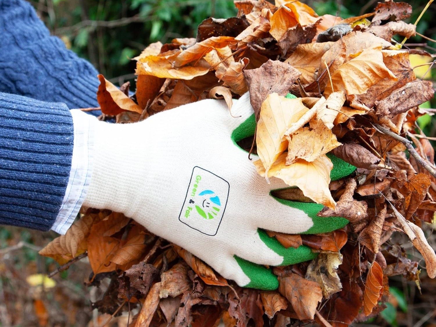 Wildlife World Organic cotton, fairly traded natural rubber gardening gloves