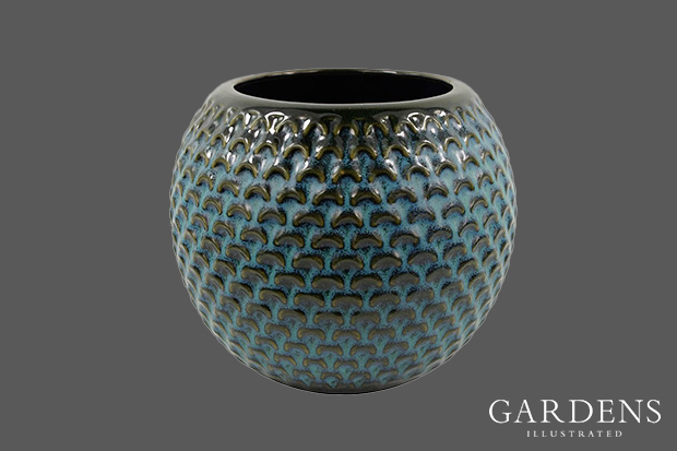 Leaf ceramic geometric planter