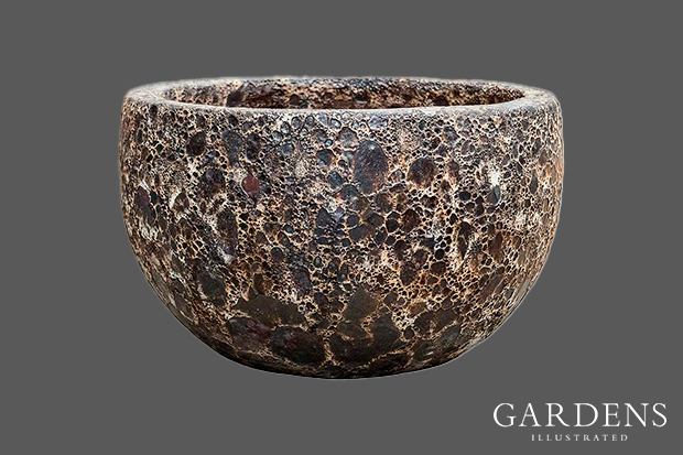 Lava Bowl Relic Planter - Black