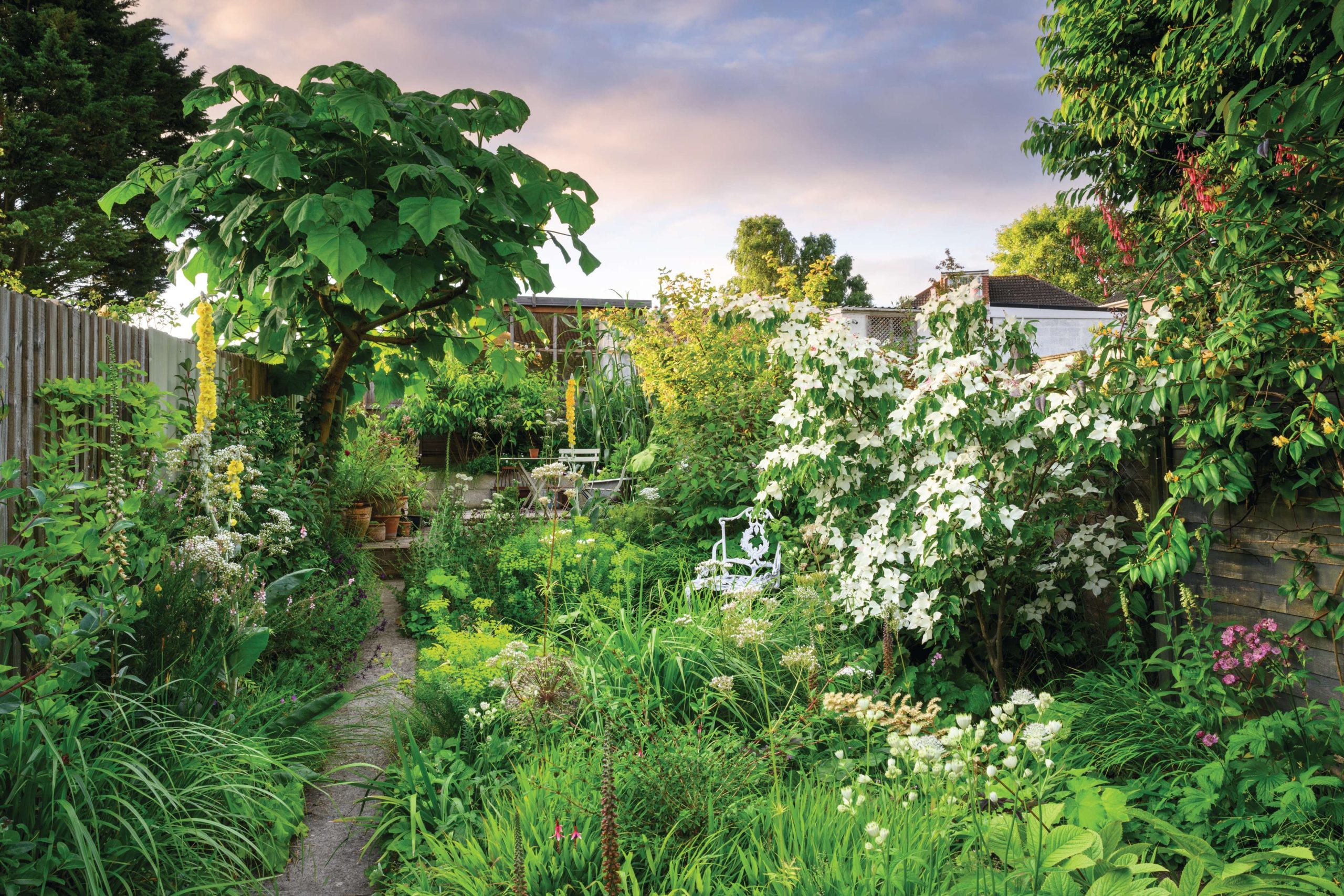 A green garden designed by Matt Evans