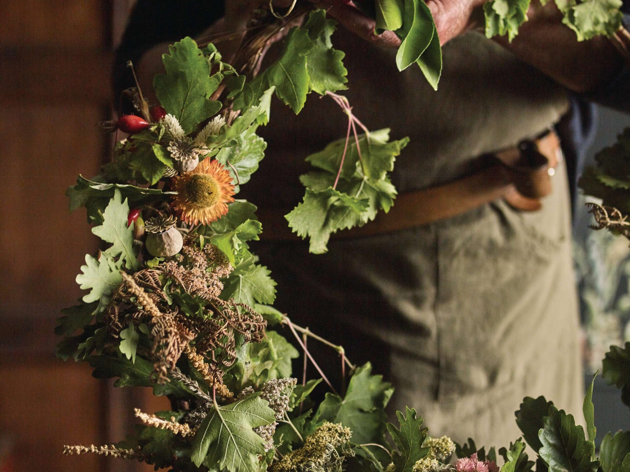 An autumn wreath 