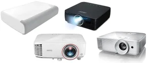 Outdoor projectors Outdoor projectors on a white background