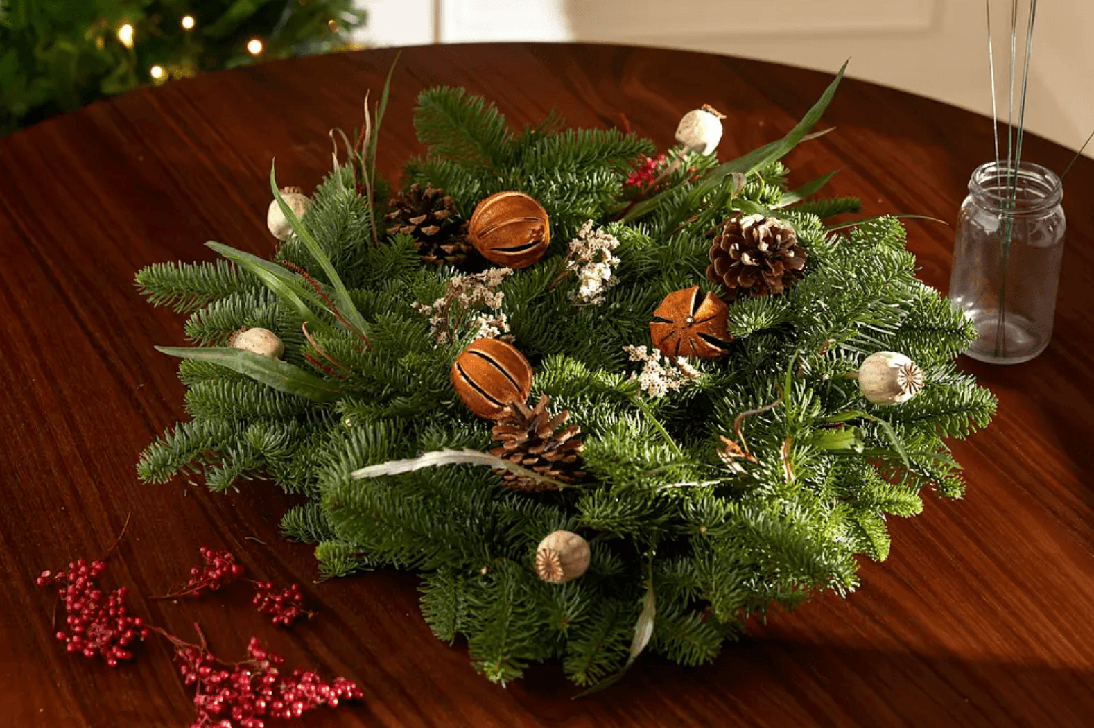 Crafty Christmas wreath from Bloom and Wild to make your own