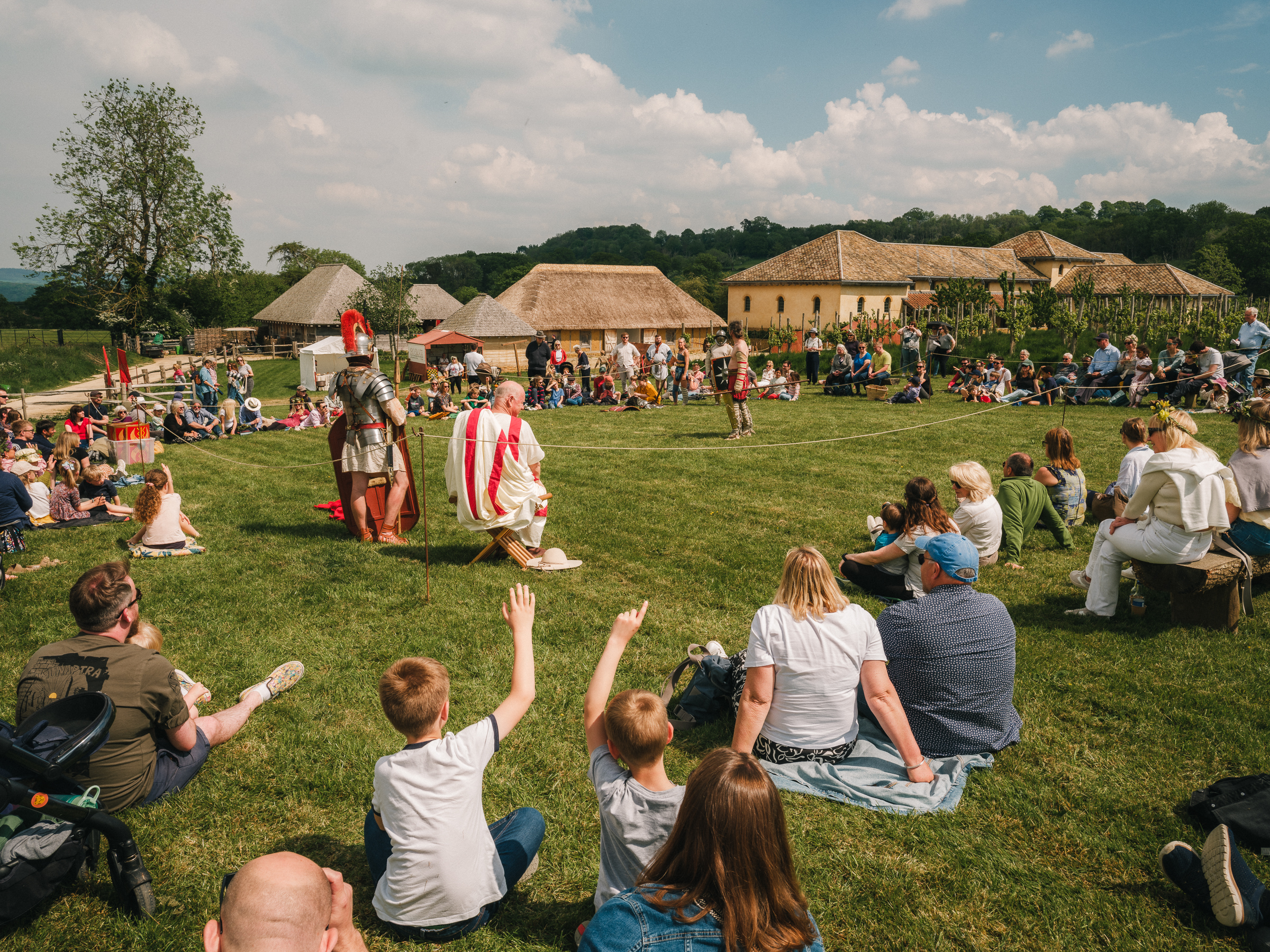Roman festival at The Newt in Somerset