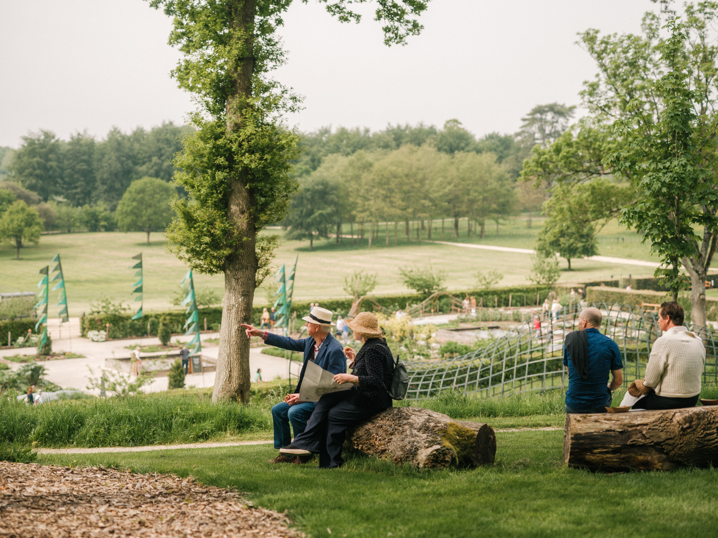 People at The Great Garden Show at The Newt in Somerset